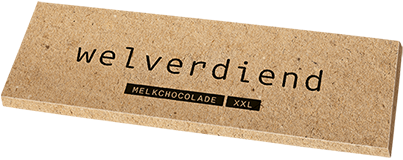 Welverdiend - Melkchocoladereep XXL
